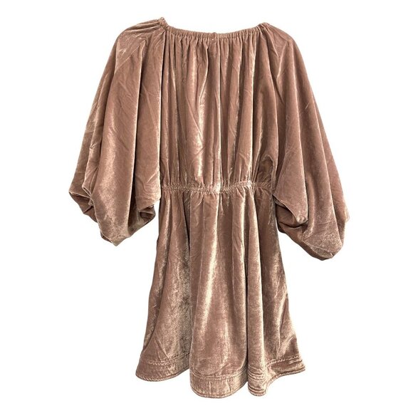 Free People Portia Velvet Mini Dress Size Small NWT MSRP: $128 - Picture 6 of 8